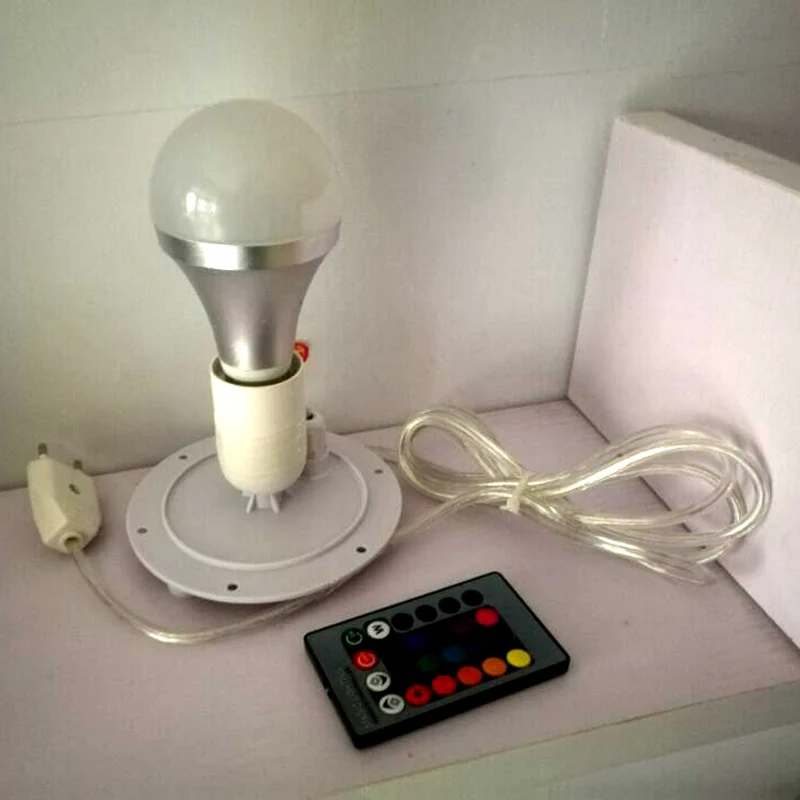 120mm direct Lighting led light source RGB 16 color changing for E27 Bulb for led bar furniture for Christmas Decor 10pcs/lot