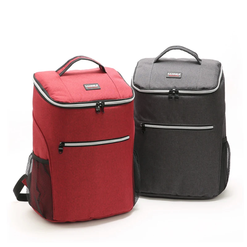 

Backpack portable lunch bag food fresh cooling picnic bag large capacity picnic backpack