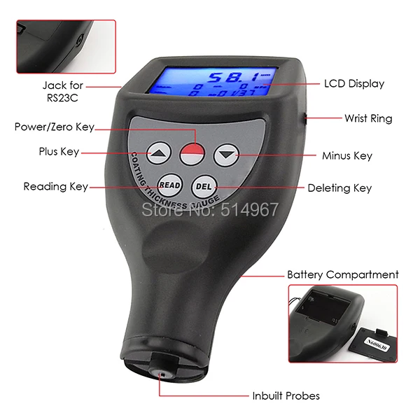 gain-express-gainexpress-Thickness-Gauges-CM-8855FN-Parts
