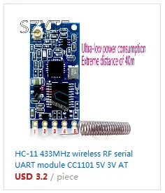 1 Вт высокой мощности SX1278/1276 беспроводной модуль | Ультра-дальние 433 м передача данных LORA широкий спектр super SI4432