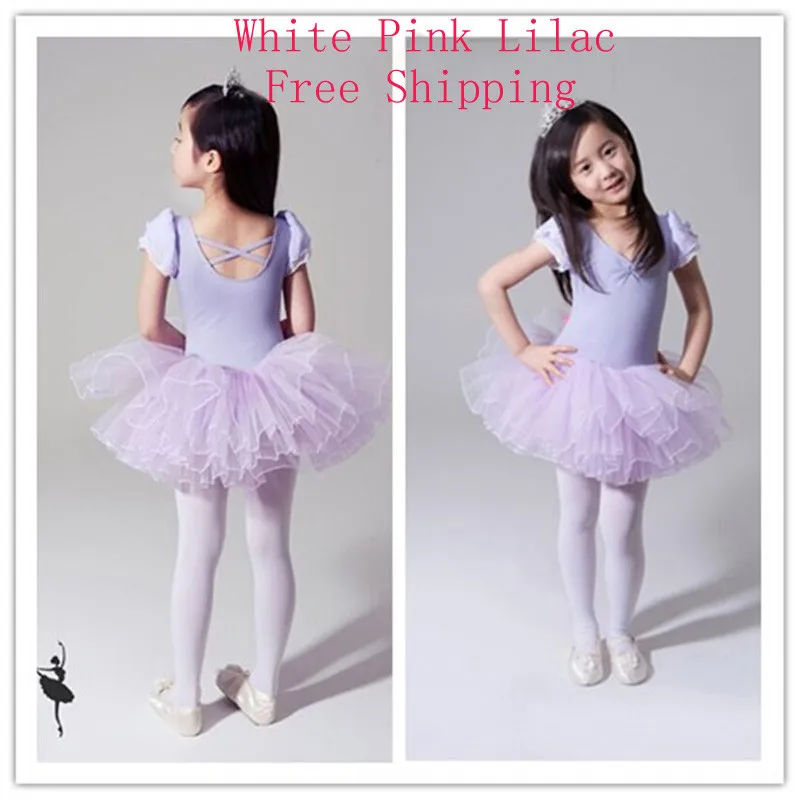 Балетная юбка для детей с короткими рукавами, платье-пачка для танцев, Новое поступление, высокое качество, профессиональное балетное платье для танцев