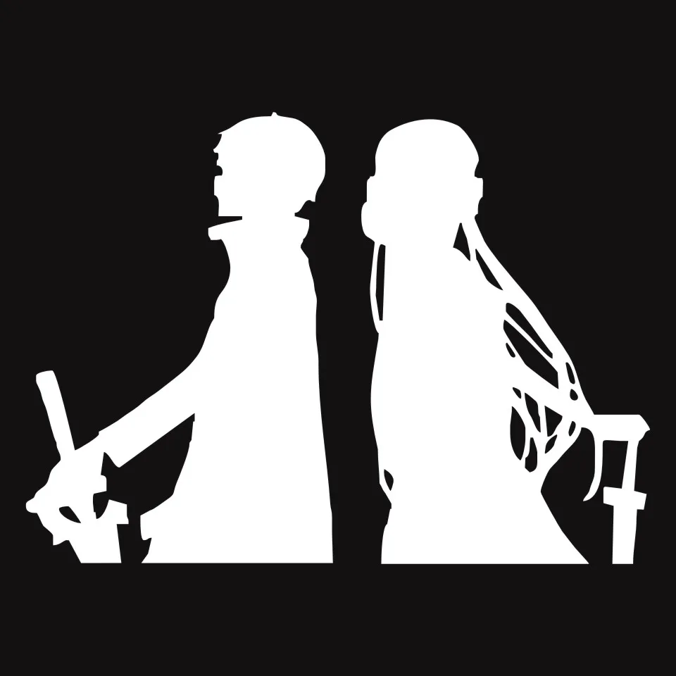 Anycuros Sword Art Online(Sao) Kirito Asuna Car Sticker Car Accessories 14.2cm10 (6)