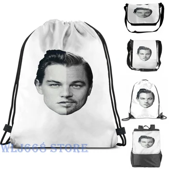 

Funny graphic print shoulder Bags women Leonardo DiCaprio (7) Single shoulder backpack travel for men Gym Bag