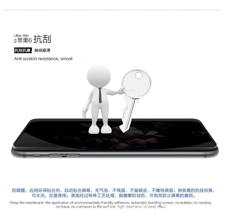 3D/2.5D для iPhone X 8 7 6 6s plus закаленное стекло с антибликовым покрытием Защитная пленка