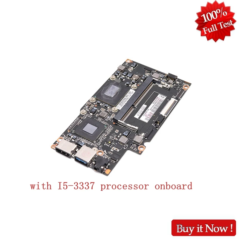 

Nokotion For Lenovo Yoga 13 Laptop Motherboard FRU 90002038 SR0N9 With i5-3337 Processor Onboard
