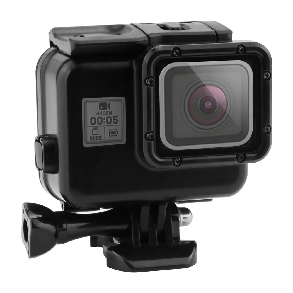 AKASO 45 м Дайвинг водостойкий Чехол для GoPro Hero 6 5 черный экшн-камера Подводный корпус Чехол крепление для Go Pro 6 5 Аксессуары