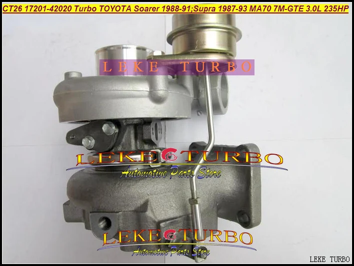 Турбокомпрессор CT26 17201 42020 1720142020 42030 для TOYOTA SUPRA 1987 93SOARER 1988 91 MA70 7M GTE 7mgte 3.0L