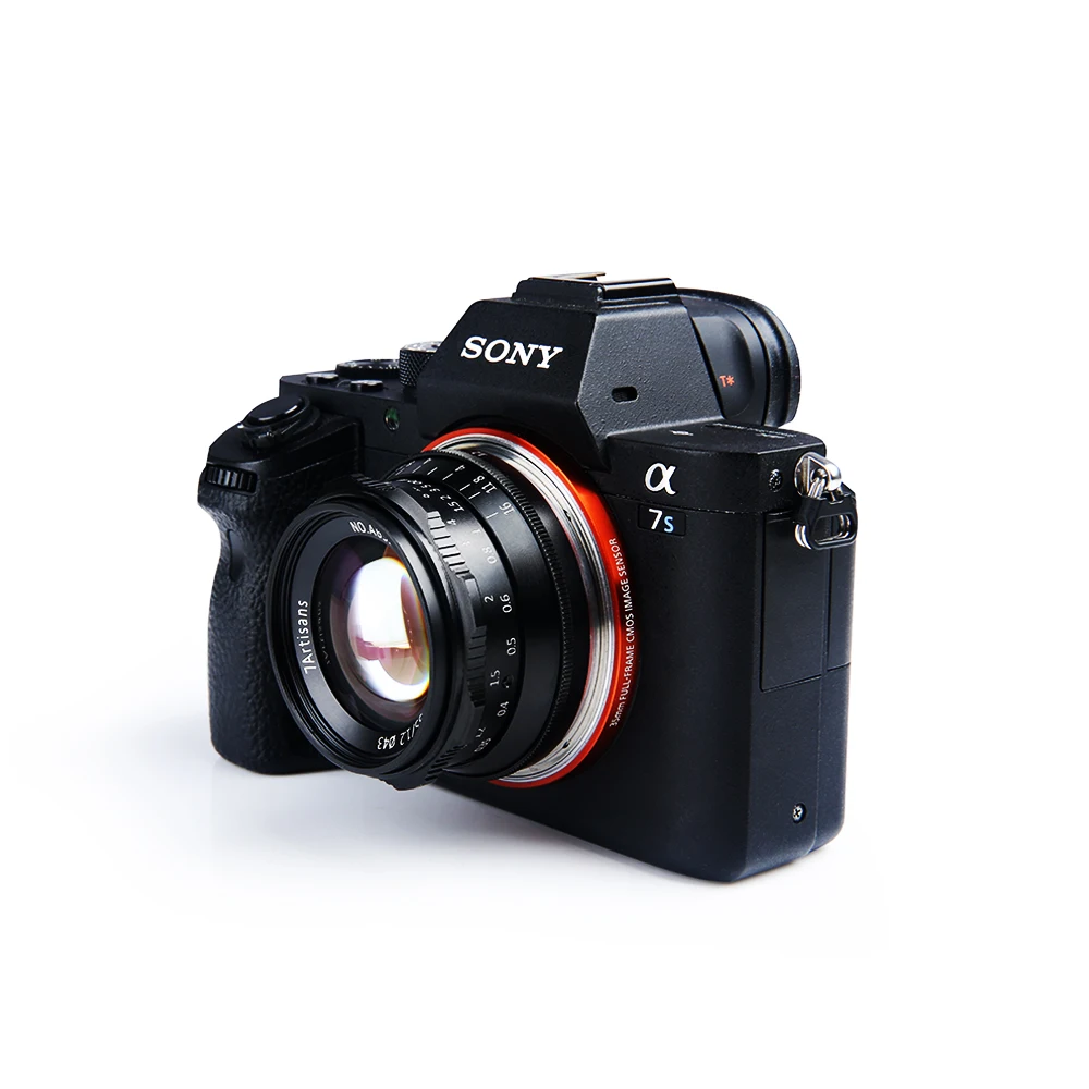 7artisans 35 мм F1.2 ручной объектив с фиксированным фокусным расстоянием для sony E-mount DSLR камер A7R A7S A6500 A6300 A7/Fuji X-T2 X-T20 X-Pro2/Canon EOS-M M5 M6 M10 M100