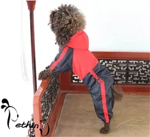 Verde Rojo cachorro XS-5XL impermeable grande del perro del impermeable ropa para perros a prueba de agua de alta calidad de ajuste de tamaño correcto para perros pequeños y grandes