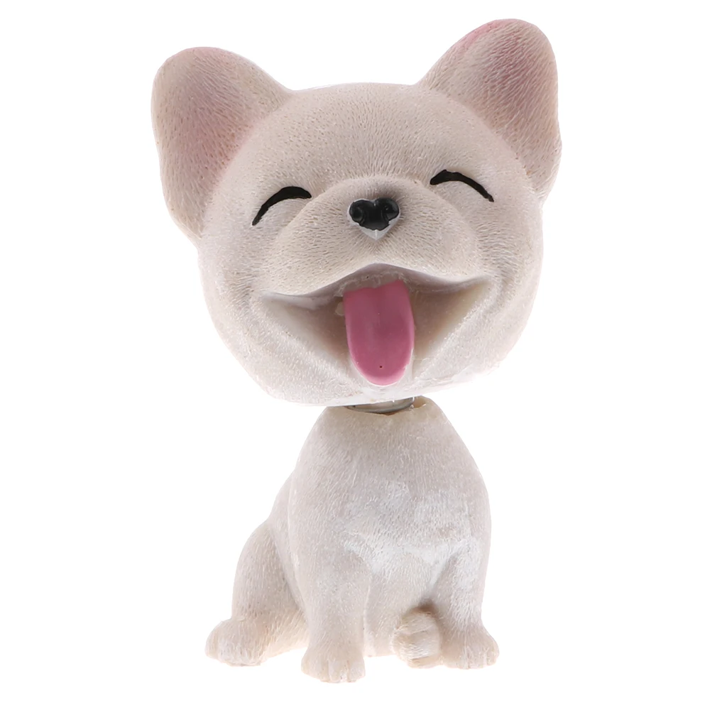 Shaking Head Corgis Lucky Dog Puppy Bobbing Heads Bobblehead Toy Aniaml Figures Car Home Decoration Ornament Kids Toys Gift