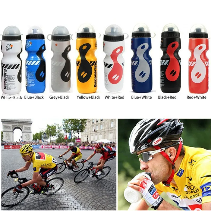 Portable Plastic Outdoor 650ml Mountain Bike Bicycle Cycling Sports