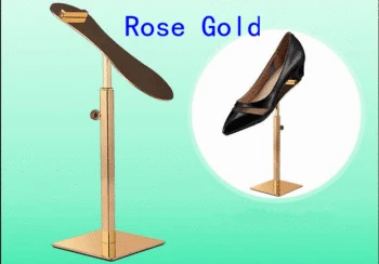 

10pcs High quality Stainless steel Shoes Store showing stand shoe Bracket shoe tree display rack showcase KDY01 free shipping