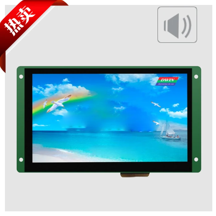 DMT80480T070_07WT 7-дюймовый DWIN серийный экран DGUS промышленный емкостный сенсорный голос