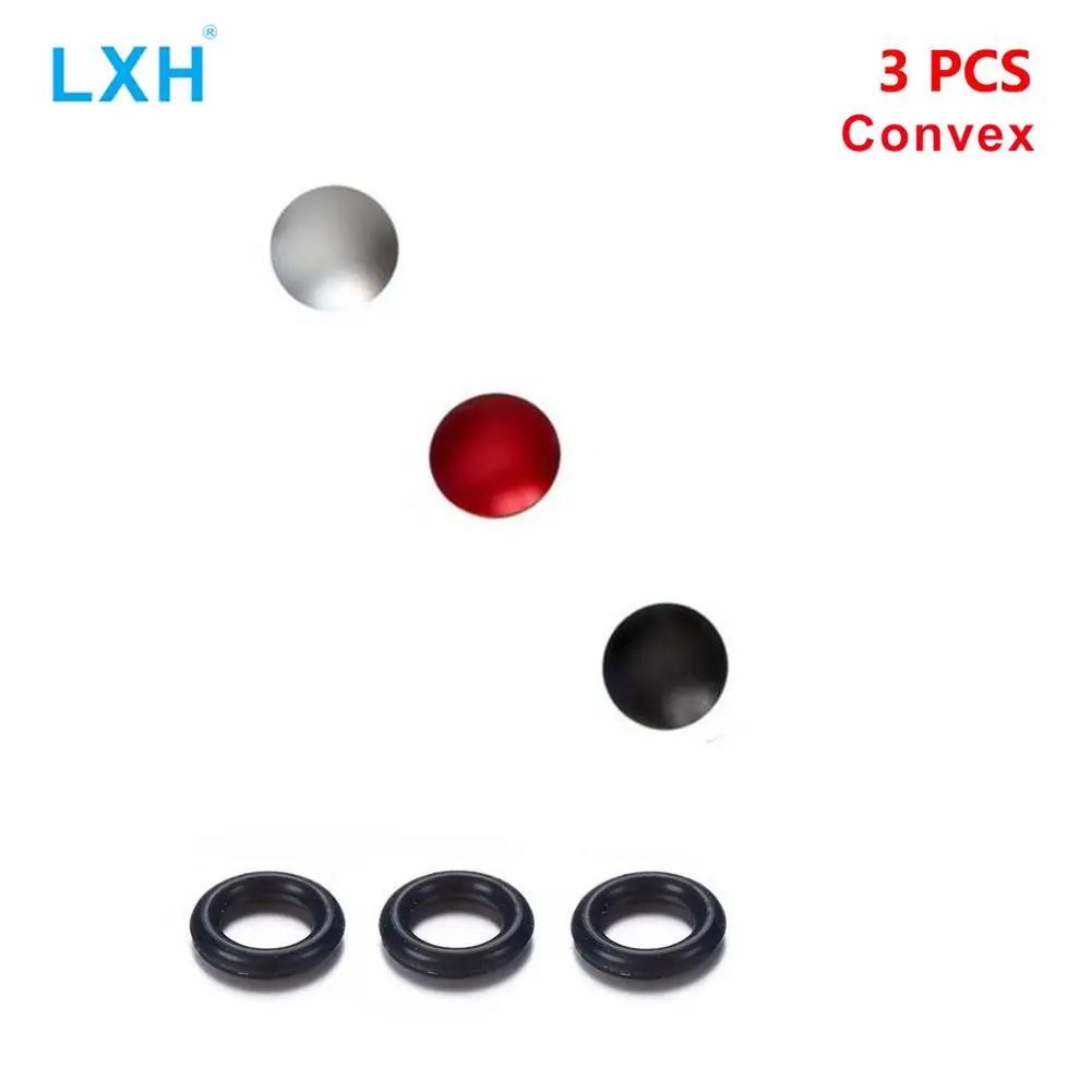 Д х 9 видов цветов(плоский/подъемный вогнутый/Выпуклый) Камера переключатель спусковой кнопки фотографического затвора для ЖК-дисплея с подсветкой Fujifilm XT20 X100F/T/S X-T2 X-PRO2/1 X-T10 X-E2S X10/20 Вт, 30 Вт - Цвет: 3 colors-Convex