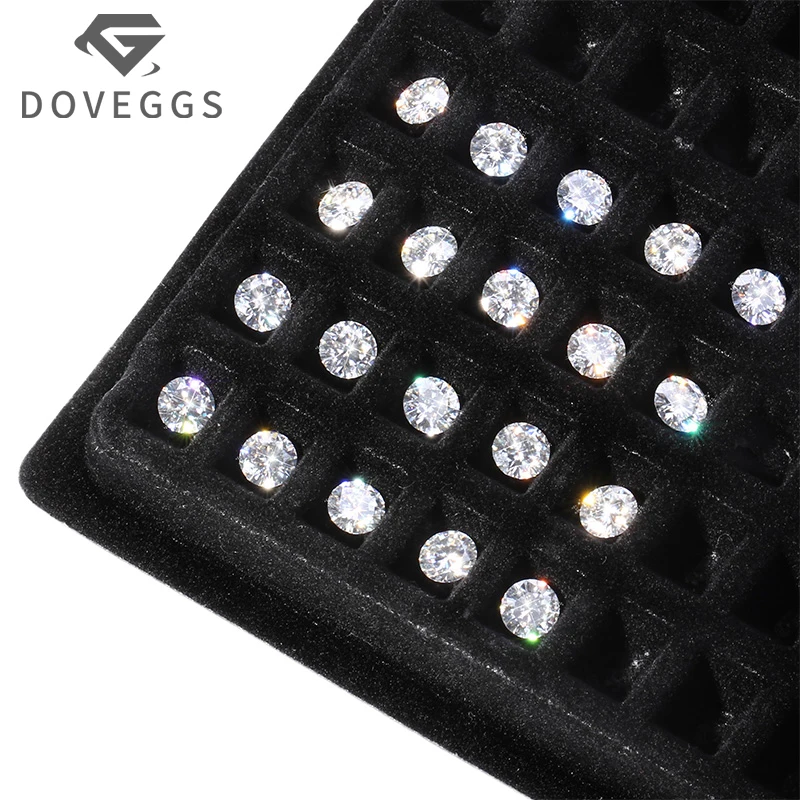 2 шт./лот почти Цвет меньше Moissanite свободные камни 0.4ct 4 5 мм F круглой бриллиантовой