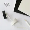5mm/15mm Solid White Black Basic Decorative Paper Writable Adhesive Washi Masking Tape School Supplies Stationery 3