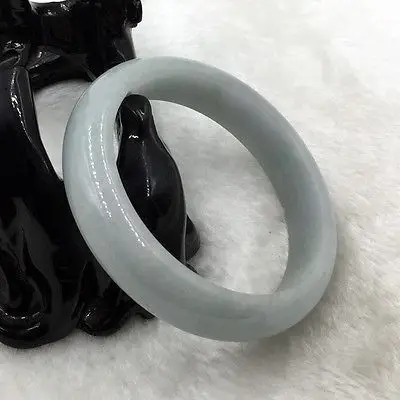 

0154 Chinese Beautiful Natural Green Jadeite Jade Gems Bangle Bracelet