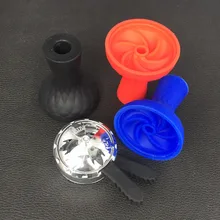 1 шт вихревая силиконовая кальянная чаша и 1 шт металлический кальян уголь кальян водяная трубка-кальян шланг стеклянный Бонг для травы