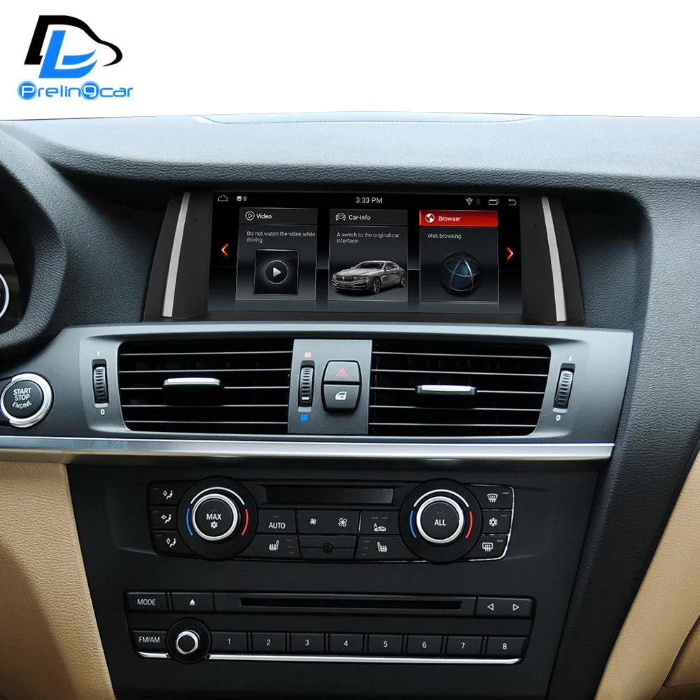 

android 8.1 8 core radio navigation gps multimedia For BMW X3 X4 Series F25 2011-16 years CIC NBT system auto dvd player
