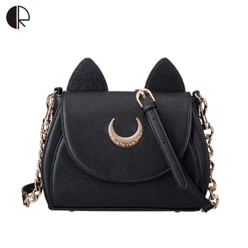 Hot Fashion Style Bags Famous Cute Design Women Messenger Bag Moon LUNA Vega Sailor Moon Bag Handbags Cat Shoulder Bags BS550