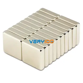 

20pcs N50 Bulk Super Strong Block Cuboid Magnets Rare Earth Neodymium 20 x 20 x 5 mm Free Shipping!