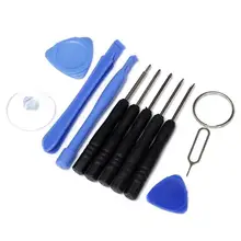 6/11 em 1 kit de ferramentas de reparo de desmontagem de abertura para iphone samsung htc moto sony reparação kit mão ferramentas chaves fenda