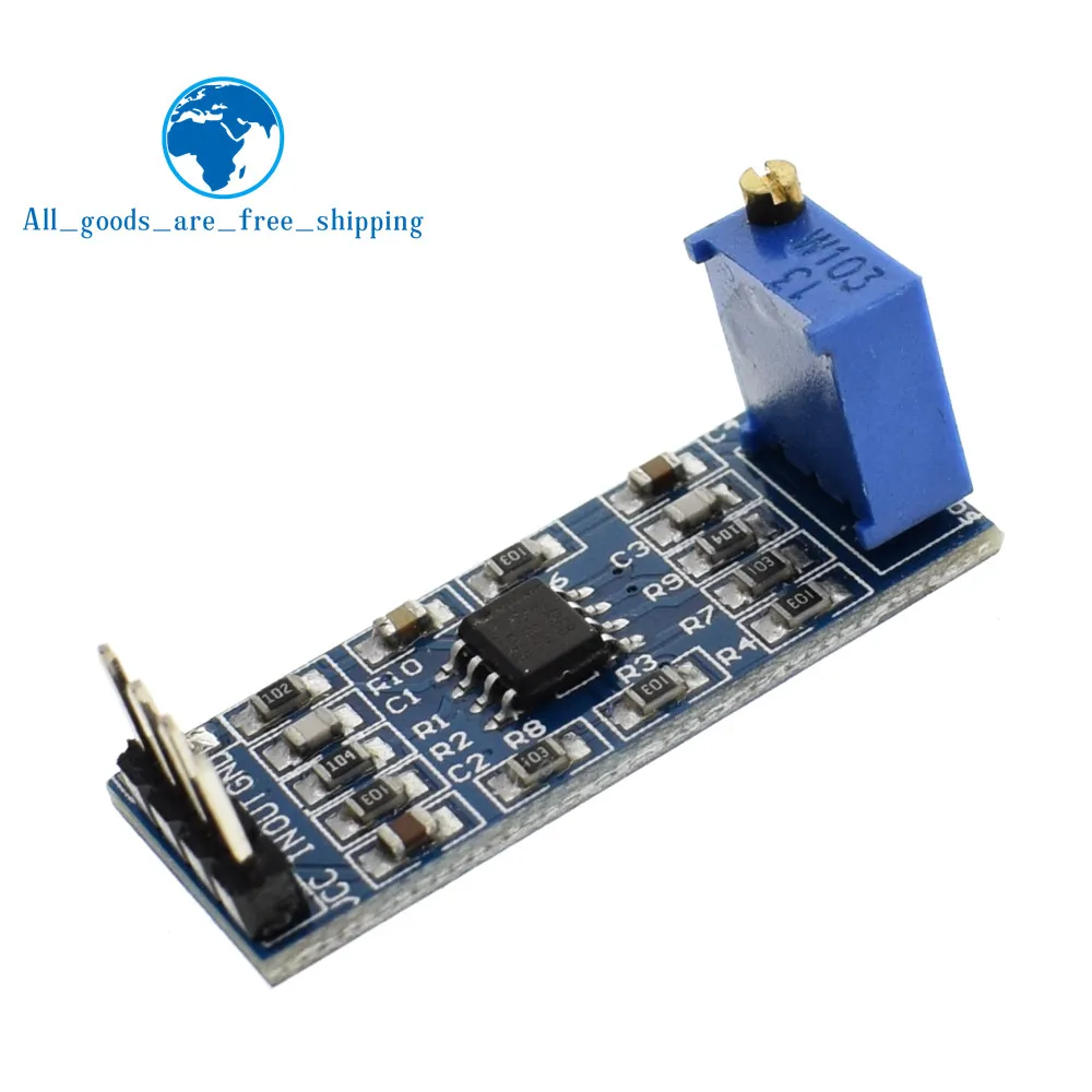 

TZT LM358 100 Times Gain Signal Amplification Amplifier Operational Amplifier Module 5V-12V Hot Sale