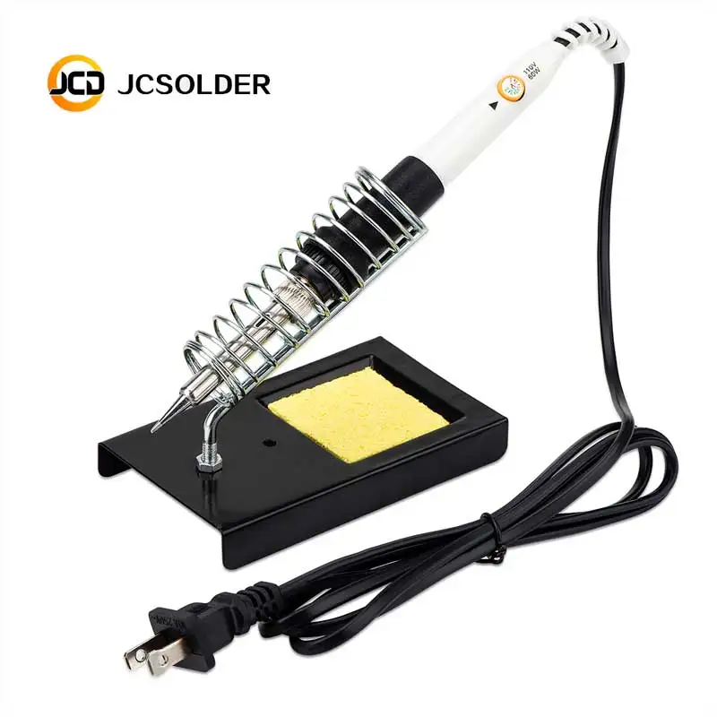 Goedkoop Jcsolder 110V 220V Soldeerbout Kit met Digitale Multimeter, 60W Verstelbare Temperatuur Lassen Soldeer, digitale Multimeter