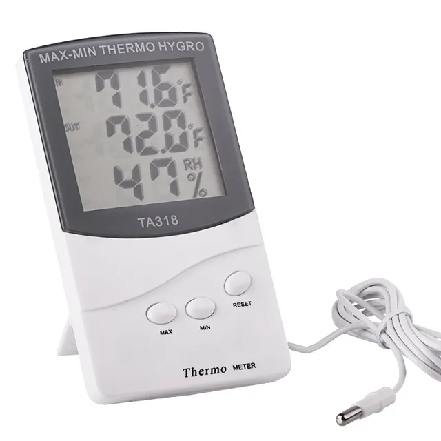 LCD Max Min Thermometer Hygrometer Digital Indoor Thermo Hygro Humidity