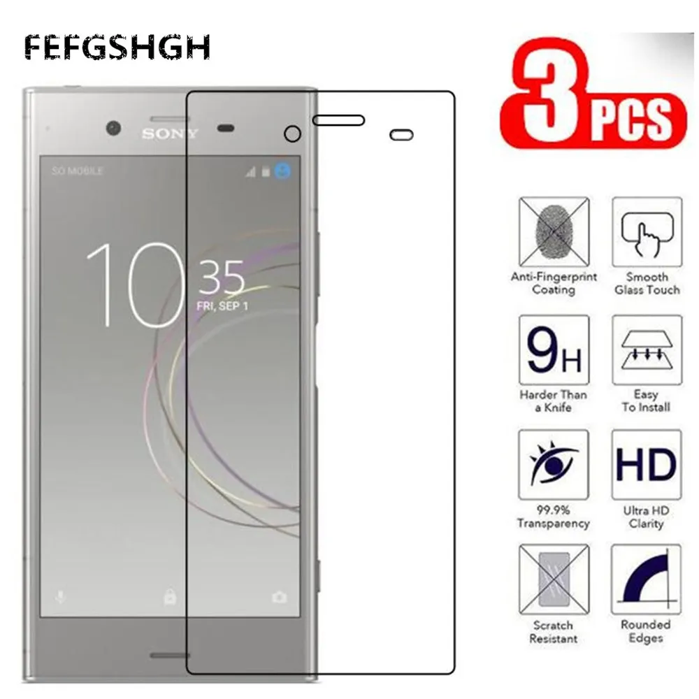 Закаленное стекло 9H для Sony Xperia XZ1 Защитное компактная защитная пленка | Мобильные