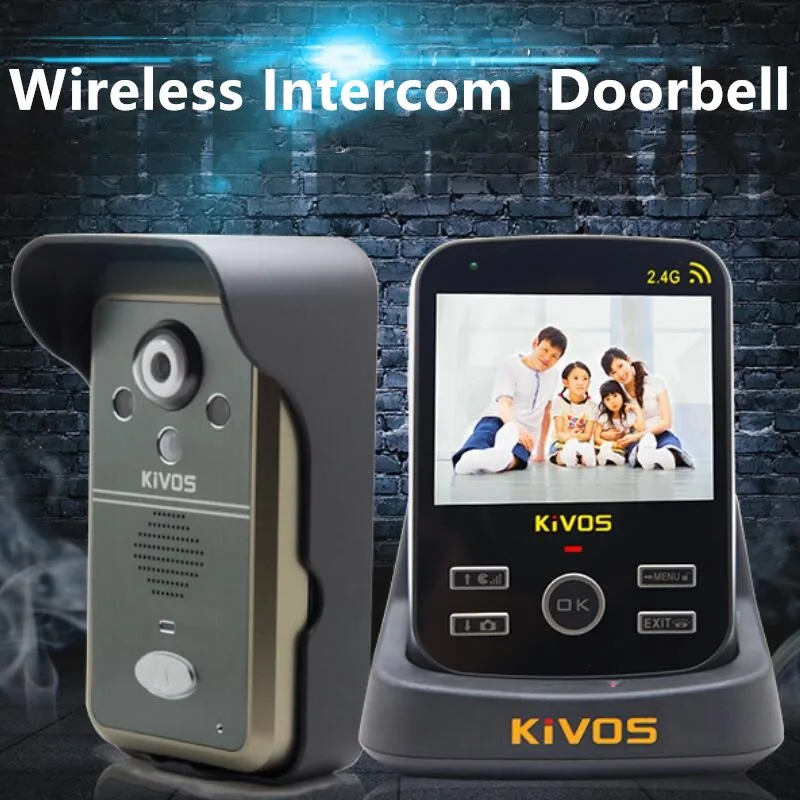 

KiVOS Wireless Video intercom Doorbell Smart Video Intercom Camera for Private House Store Remote Control Video-eye intercom