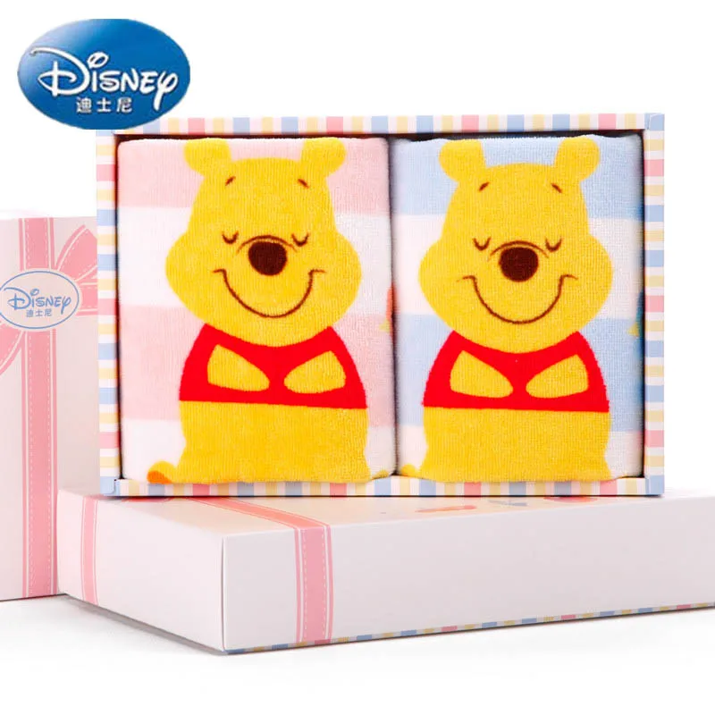 Disney Winnie the Pooh полосатое полотенце для лица Абсорбирующая сушильная ванна пляжное