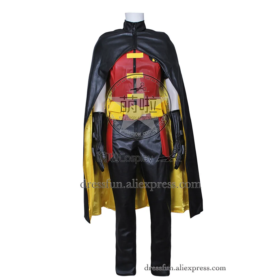 Robin Cosplay Costume Jumpsuit Cape