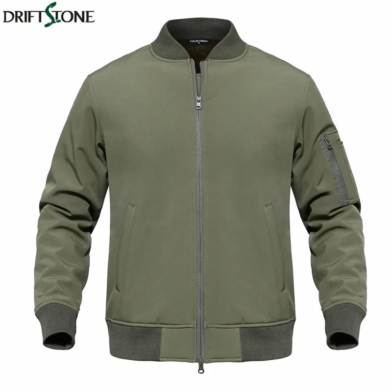 

DRIFTSTONE Tactical MA1 Jacket Men Waterproof Soft Shell Jacket Warm Fleece Winter Military Camouflage Pilot Jackets Army Coat