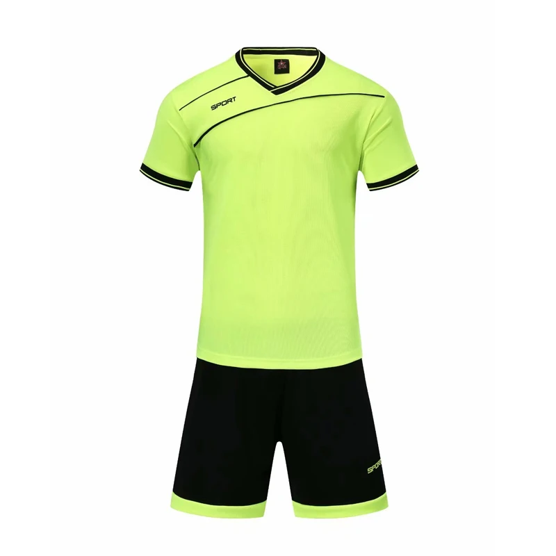 2 шт. бегущие наборы мужчин детская спортивная одежда с короткими рукавами фитнес Баскетбол Теннисный футбол Джерси Спортивная одежда спортивные костюмы - Цвет: Зеленый