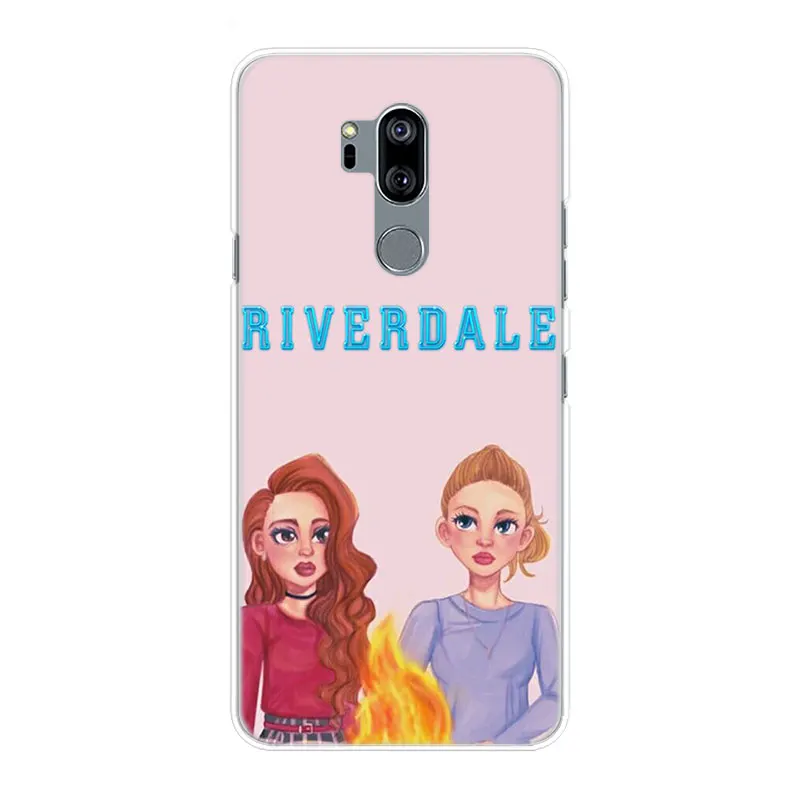 Riverdale نمط الهاتف الصلب PC شل حالات غطاء ل LG G5 G6 G7 ThinQ G7 زائد V30 V40 ThinQ Q6 q7 Q8 شفافة حالة