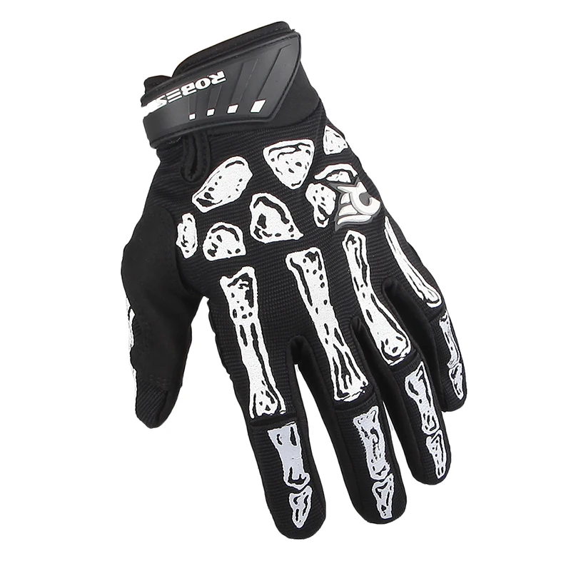 Prix pour GZDL 1 Paire Hommes Crâne Os Sport D'hiver VTT GEL plein Doigt Gants BMX Vtt Vélo Cyclo Moto MTB9195 Prix pour GZDL 1 Paire Hommes Crâne Os Sport D'hiver VTT GEL plein Doigt Gants BMX Vtt Vélo Cyclo Moto MTB9195