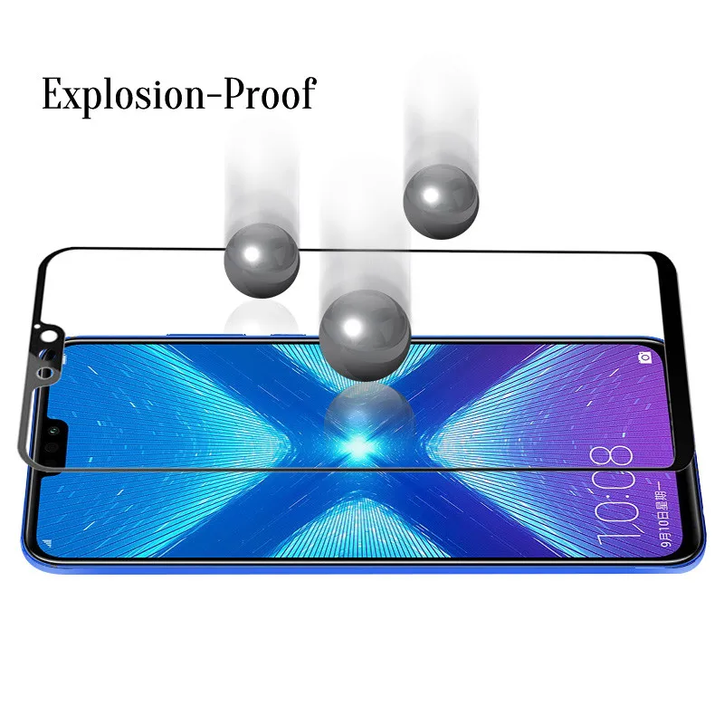 Для huawei Honor 8X противоударное закаленное стекло для huawei Honor 8X 9X Pro защита экрана полная защита пленка для Honor 8X Glas