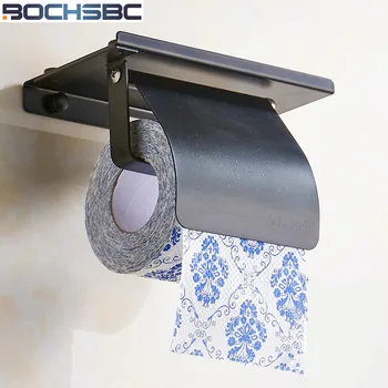 

Black Brass Paper Box Roll Holder Toilet Paper Holder Tissue Bathroom Accessories Toilet Paper Holder Roll Holder For Roll Paper