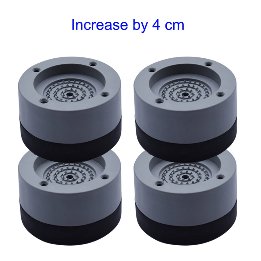 

Hot 4 Pcs Washing Machine Refrigerator Mute Rubber Mat Anti Vibration Anti Shock Pad XJS789