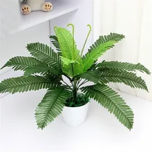 Artificial Boston Ferns Shrubs Silk Fake Greenery Plants Home Garden Wedding Patio Outdoor Balcony Hanging Pot Decor