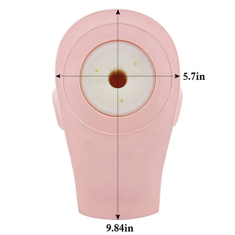 Плоский силиконовый манекен голова массажер ресницы Косметика для обучения манекен голова для макияжа практика ресницы Тренировочный Набор