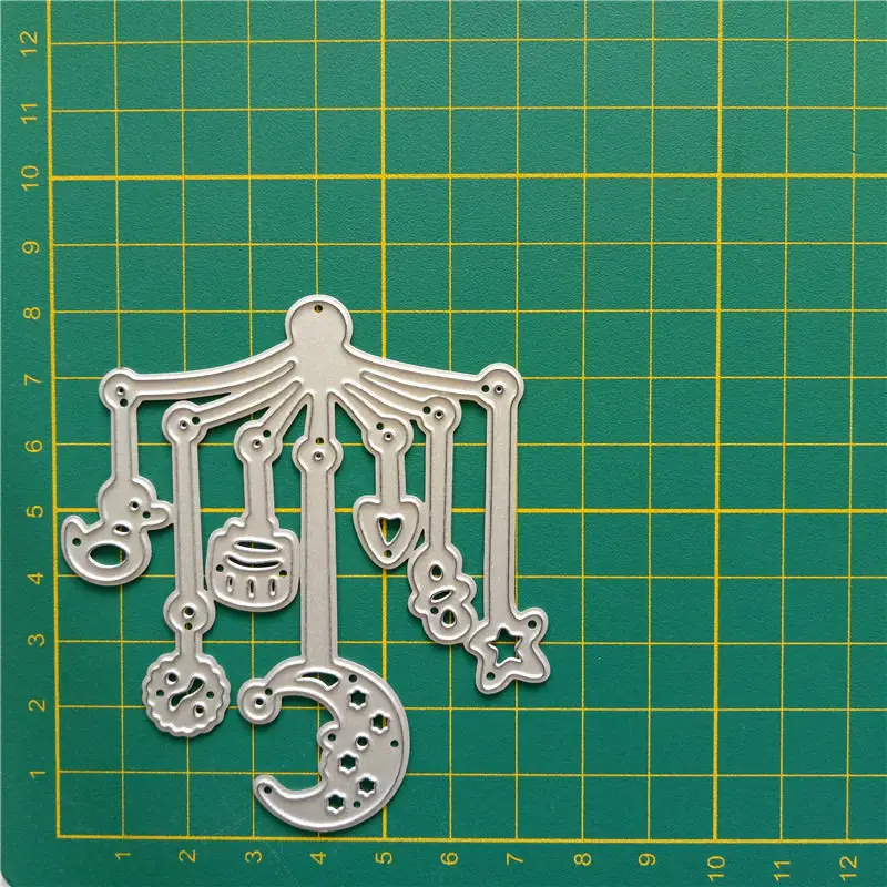 new Wind Chimes Baby Bed Bell Metal Cutting Dies Stencil Embossed Scrapbooking Decorative DIY baby's toy crafts Cards new Wind Chimes Baby Bed Bell Metal Cutting Dies Stencil Embossed Scrapbooking Decorative DIY baby's toy crafts Cards