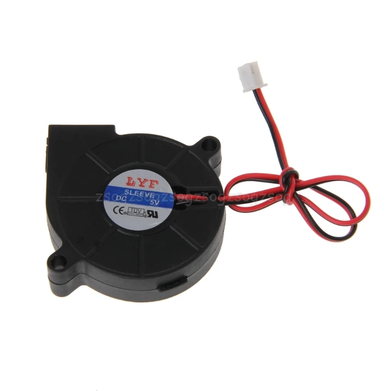 

50mmx15mm DC 5V 2-Pin Computer PC Sleeve-Bearing Cooler Blower Cooling Fan 5015 N22 dropship