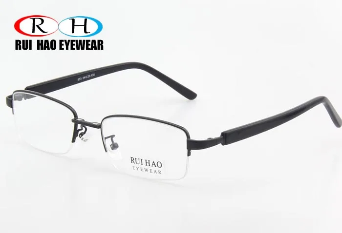 Оптическая оправа для очков, оправа для очков по рецепту Rui Hao, брендовые прямоугольные оправа для очков из сплава, 573