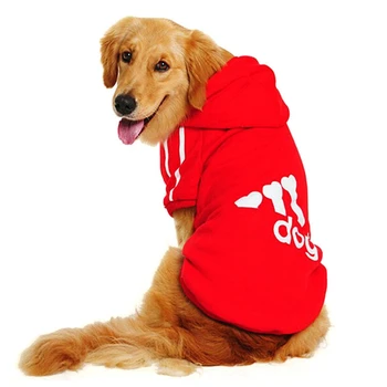 

Soft Cotton Fashion Sports Style 2XL-9XL Pet Clothing Apparel Dogs Coats Hoodie Clothes for Medium and Large Dogs