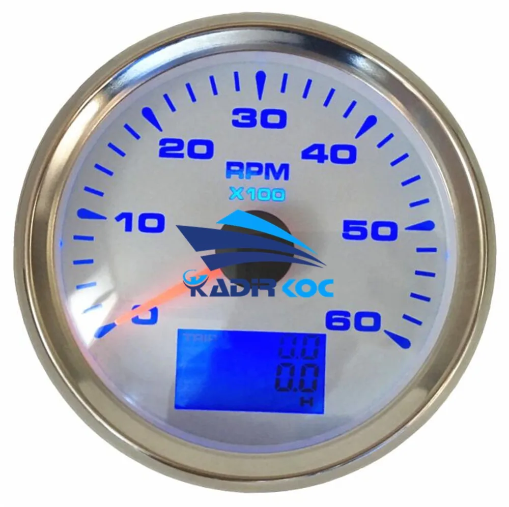 Pack of 1 85mm 0 300 Speed Ratio Tachometers 0 6000RPM Revolution