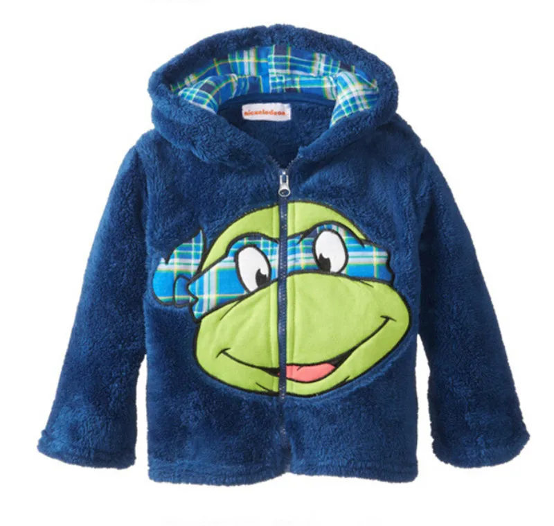Детские куртки для девочек с вышитым рисунком; Верхняя одежда с капюшоном для маленьких мальчиков; осенне-зимняя куртка для девочек; детская одежда; 2-6Y - Цвет: blue