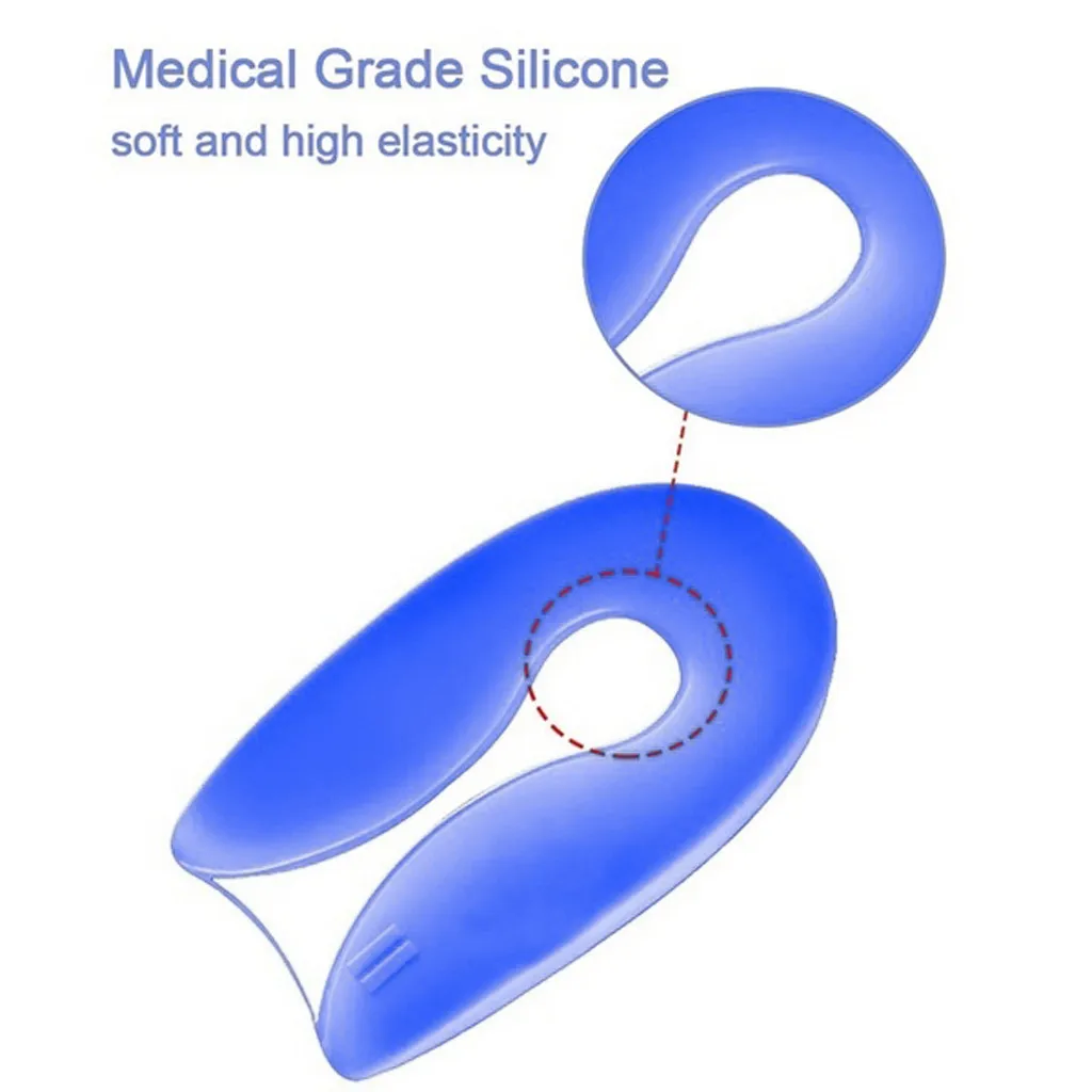 Силиконовые вставки обувь Гелеобразные напяточники чашки подушечки для туфель для подошвенного фасцита боль в пятке Подушечка Для стопы массажер для ног уход половина пятки