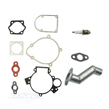 

Intake Manifold&Spark Plug&Gasket Kit Fits 49cc 66cc 80cc Engine Motorized Bike